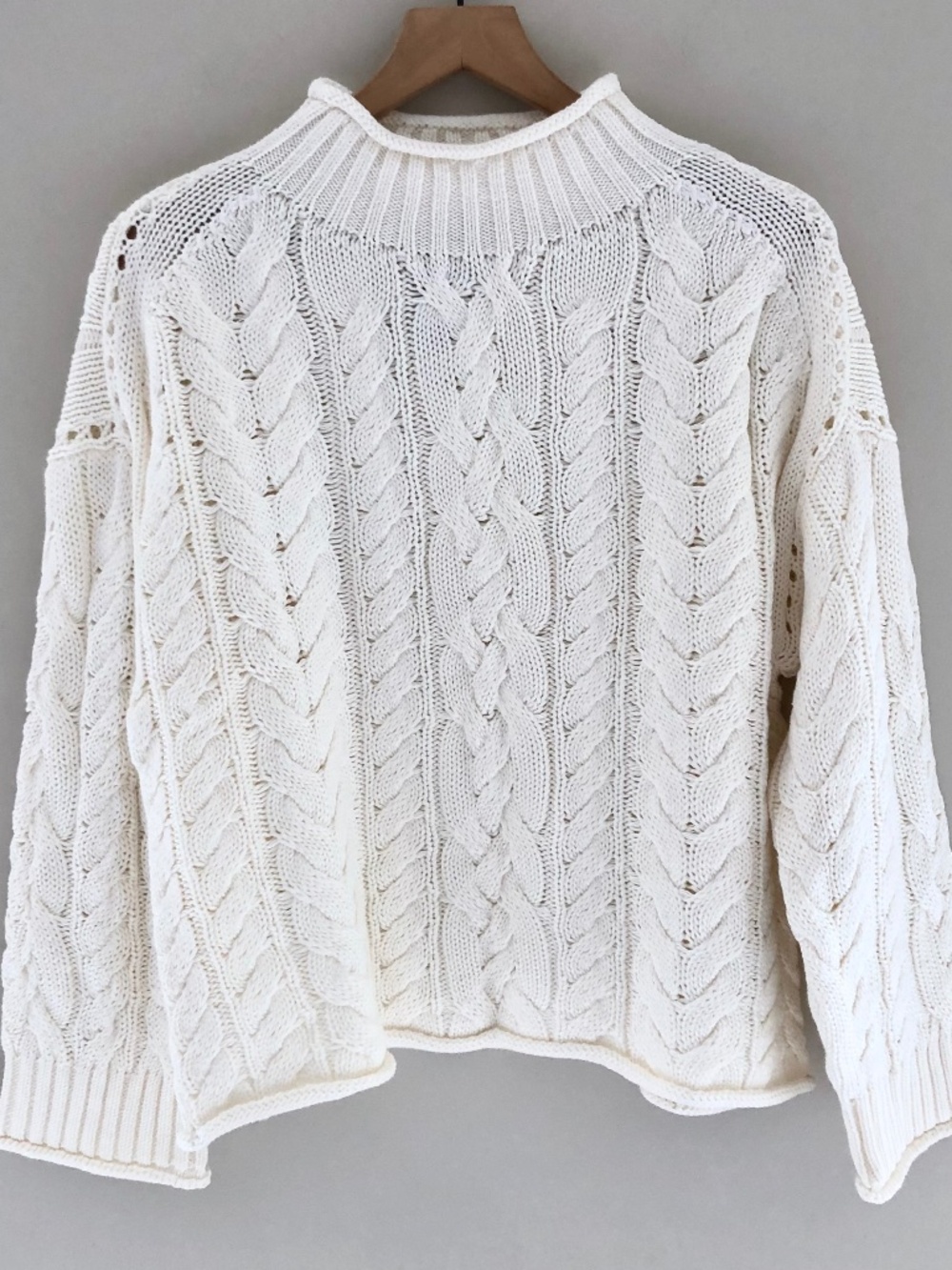 NWT J.Crew 2025 Rollneck Cable-knit Sweater